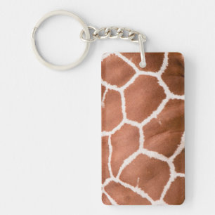 Giraffe pattern keychain