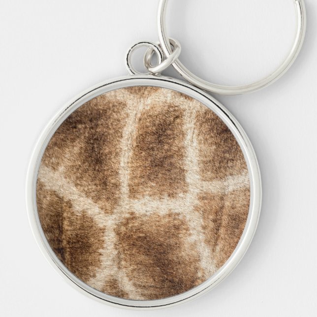 Giraffe pattern keychain (Front)