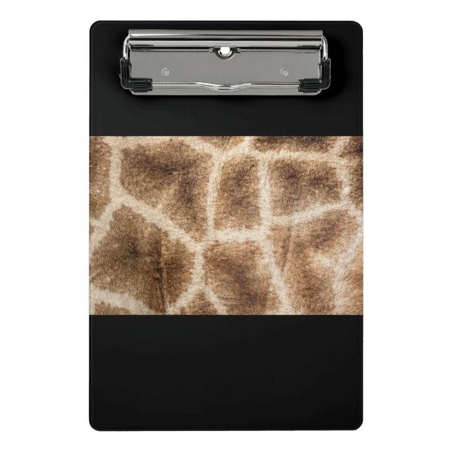 Giraffe pattern mini clipboard (Front)