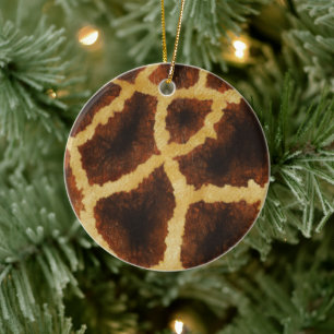 Giraffe Pattern Ornament