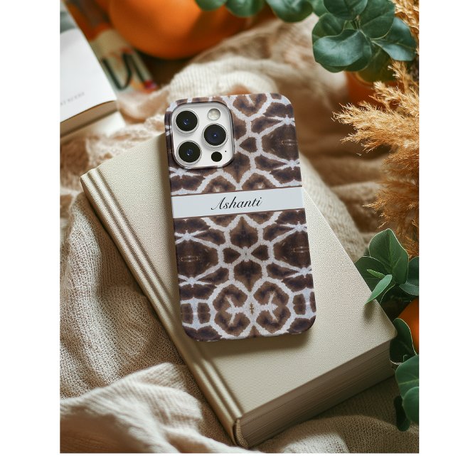Giraffe pattern safari style customizable Case-Mate iPhone case (Creator Uploaded)