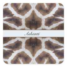 Giraffe pattern safari style customizable