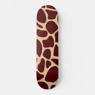 Giraffe Pattern Skateboard