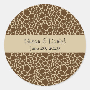 Giraffe Pattern Sticker