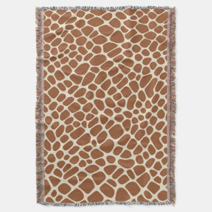 Giraffe Pattern Throw Blanket