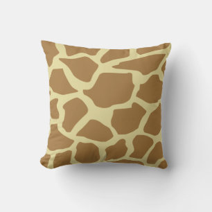 Giraffe Pattern Throw Pillow