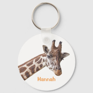 Giraffe - Personalized Name Keychain