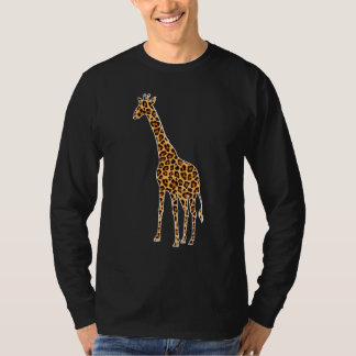 Giraffe Pet Animal Print Leopard Girls Women For T-Shirt