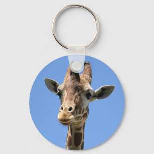 Giraffe Photo Keychain