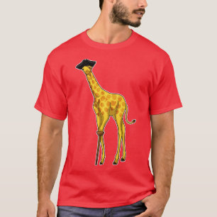 Giraffe Pirate Pirate Hat T-Shirt