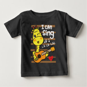 Giraffe playing baby T-Shirt