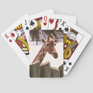 Giraffe Playing Cards