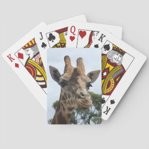 Giraffe Playing Cards