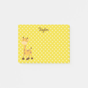 Giraffe Polka Dot Cuteness Post-it Notes