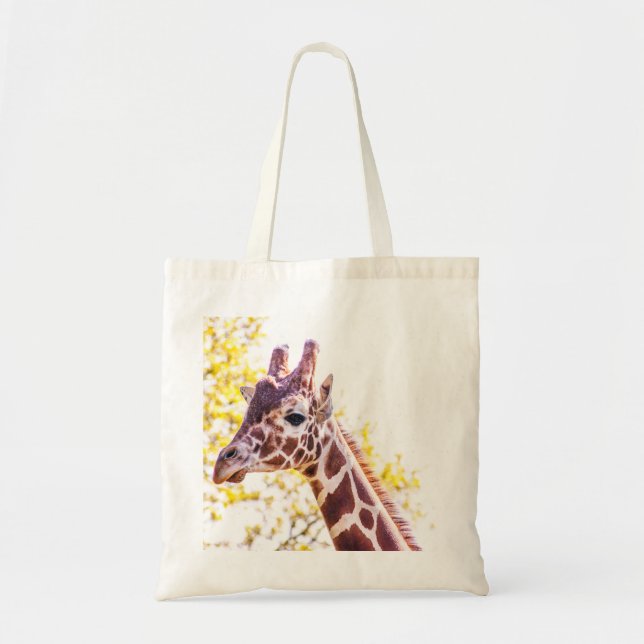 Giraffe Portrait Tote Bag (Front)