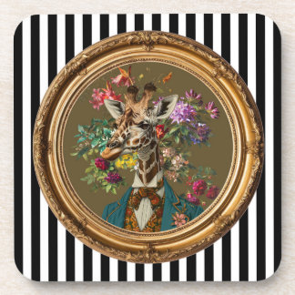 Giraffe Portrait Wall Art Coaster