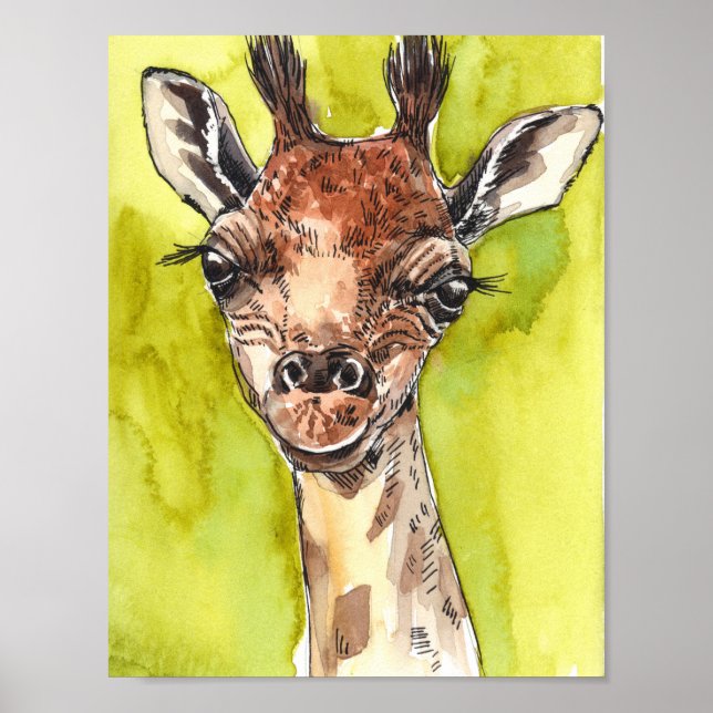 Giraffe Poster (Front)