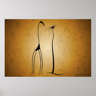 Giraffe Poster