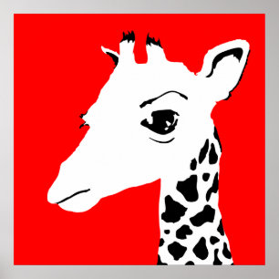 giraffe poster
