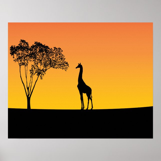 Giraffe Poster (Front)