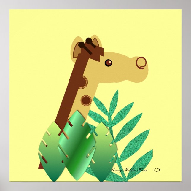 Giraffe Poster (Front)