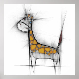 Giraffe poster