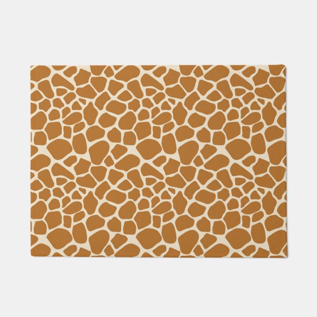 Giraffe Print Door Mat (Front)