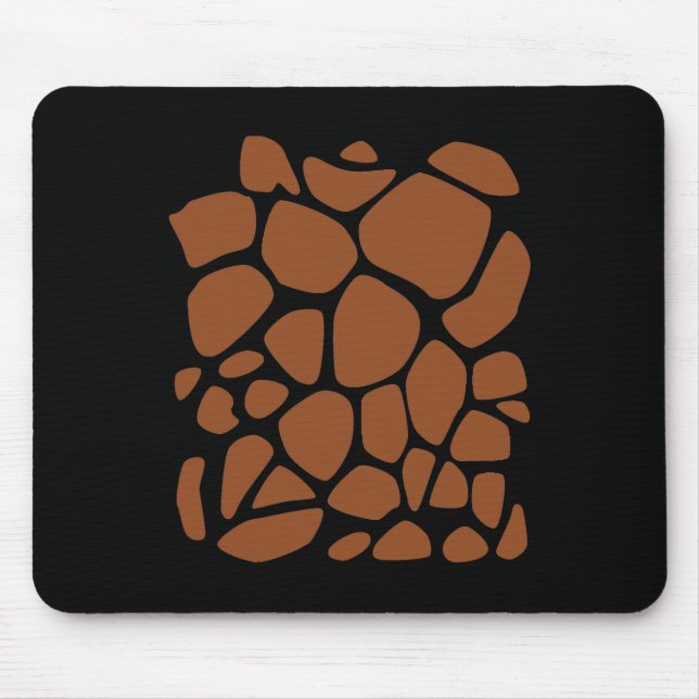 Giraffe Print Easy Diy Halloween Costume  Mouse Pad (Front)
