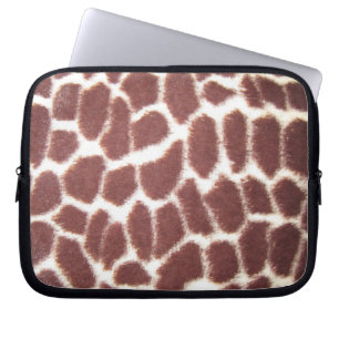 Giraffe Print Laptop Sleeve