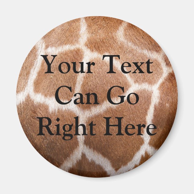 Giraffe Print Magnet (Front)