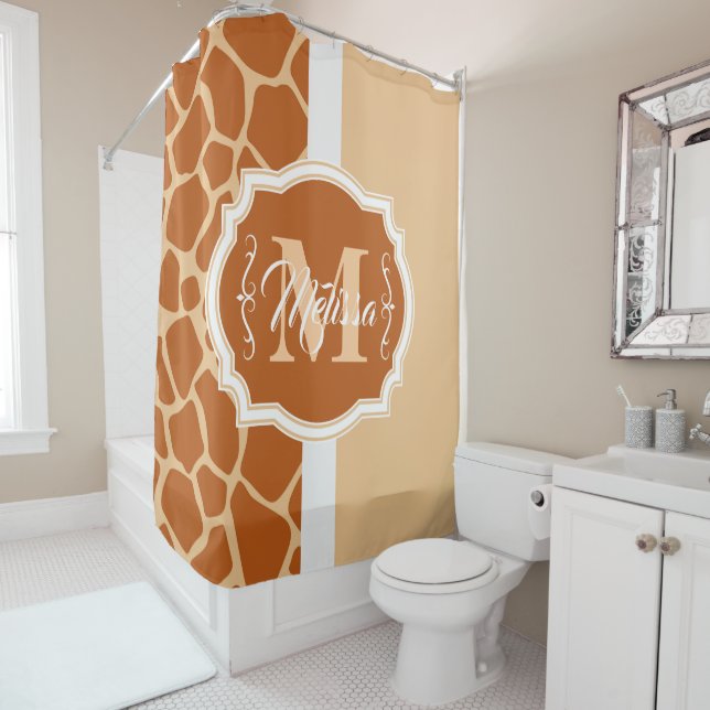 Giraffe Print Monogram (In Situ)