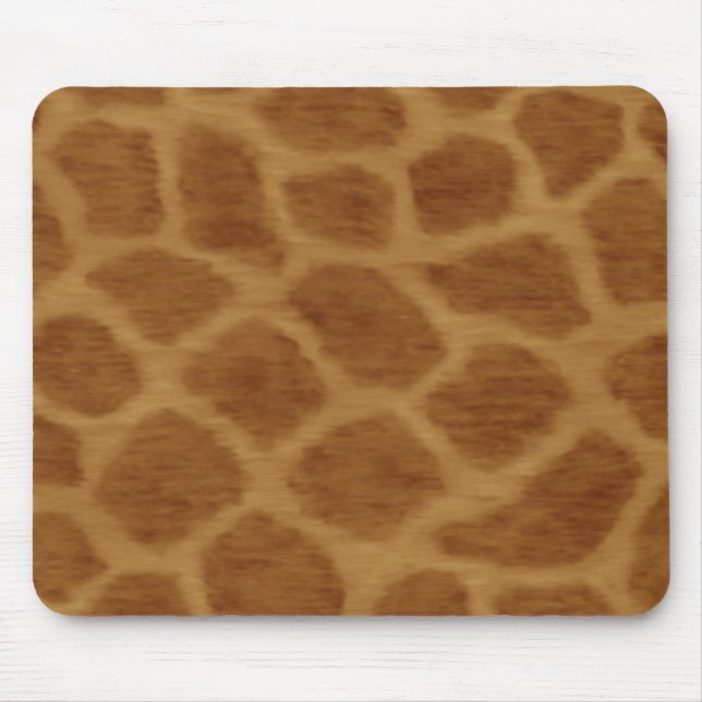 Giraffe Print Mouse Pad (Front)