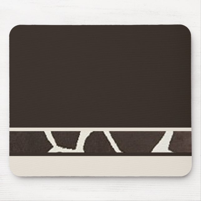 Giraffe Print Mouse Pad (Front)