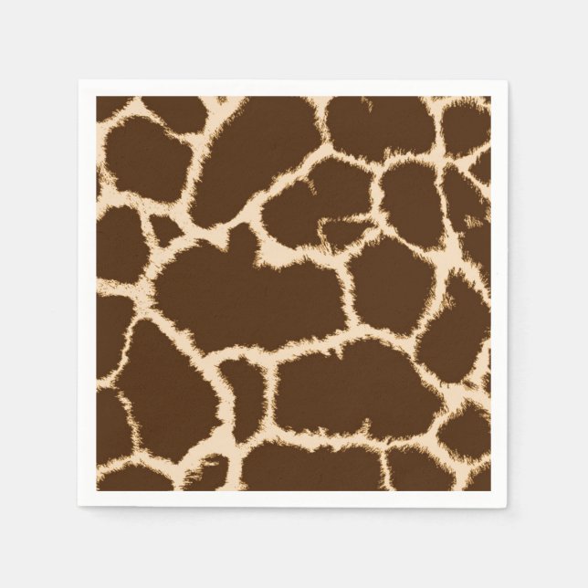 Giraffe Print Napkin (Front)
