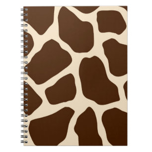 Giraffe Print Notebook