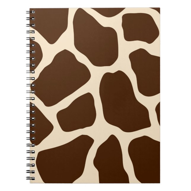 Giraffe Print Notebook (Front)
