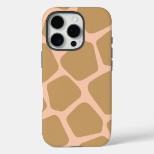 Giraffe Print Pattern Design iPhone 16 Pro Case