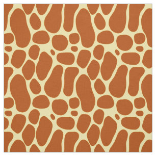 Giraffe Print Pattern Fabric