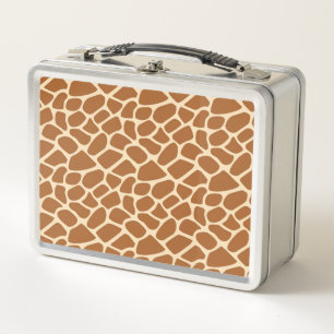 Giraffe Print Pattern Lunch Box