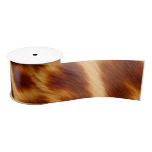 "Giraffe Print" Satin Ribbon