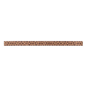 Giraffe Print Satin Ribbon