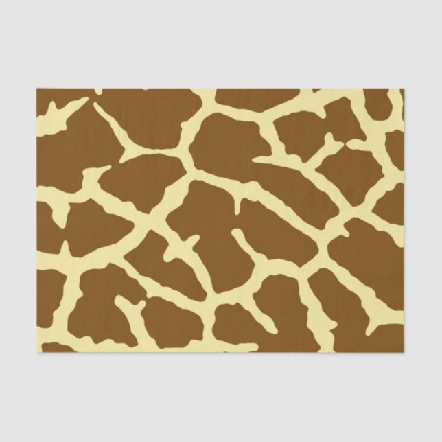 Giraffe Print Tissue Paper (Front)