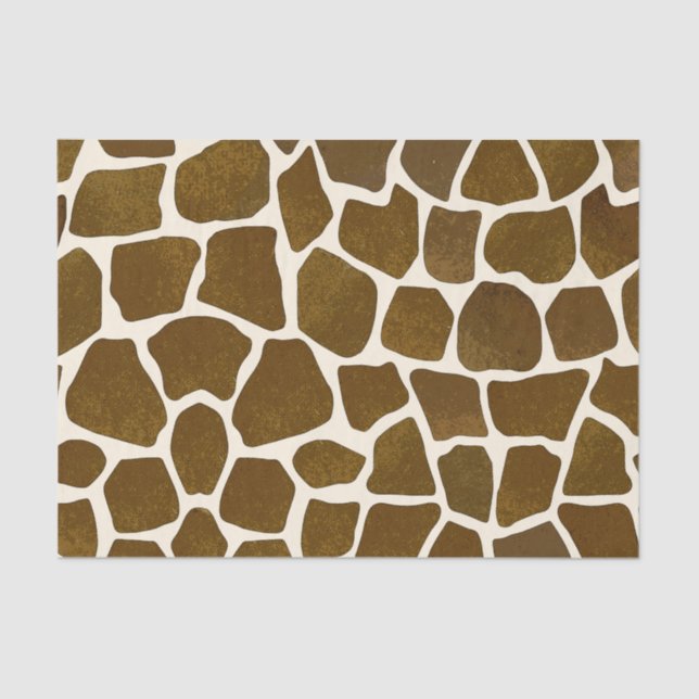 Giraffe Print Tissue Paper (Front)