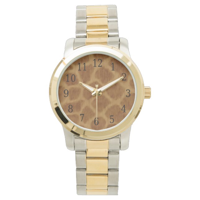 Giraffe Print Watch (Front)