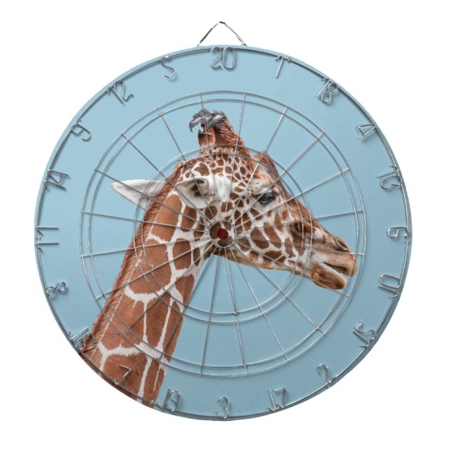 Giraffe profile dartboard (Front)