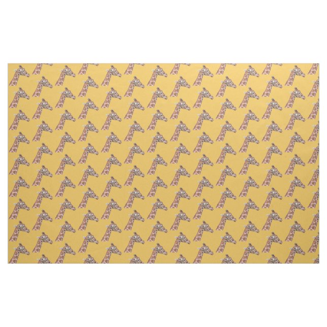 Giraffe profile fabric (Yard)