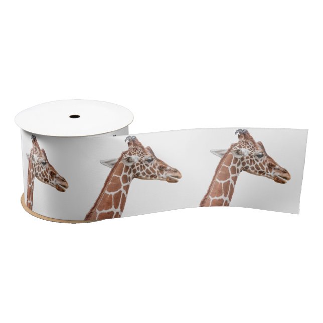 Giraffe profile satin ribbon (Spool)
