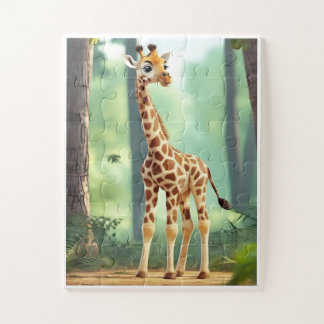 Giraffe Puzzle for Kids