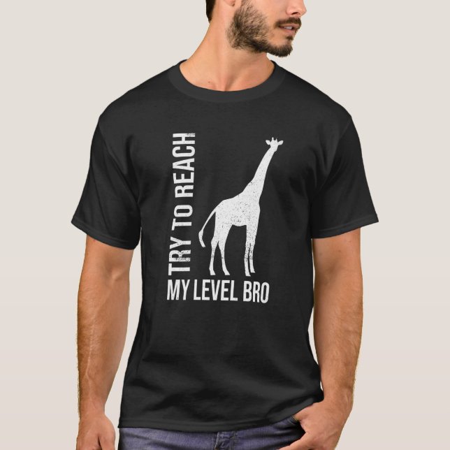 Giraffe Quote For A Giraffe Fan T-Shirt (Front)