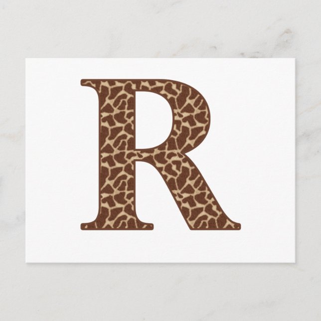 giraffe-r postcard (Front)